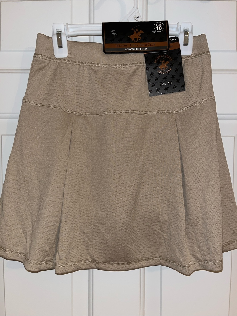 Beverly Hills Polo Club Girls' Tan Circle Skirt